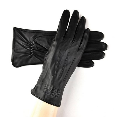Winter Genuine Leather Lambskin Gloves
