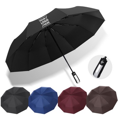 Auto-Open Folding Compact Umbrella