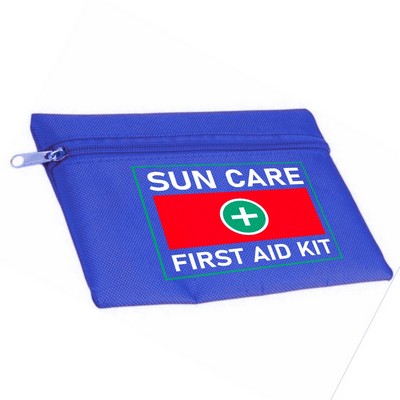 Sun Care First Aid Kit Bags – 600D Oxford Fabric with Full-Color Heat Transfer Print